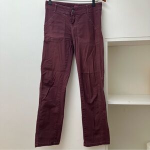 Vintage Prana Burgundy Cargo Pants
